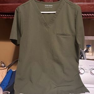 Mandala Scrub Top